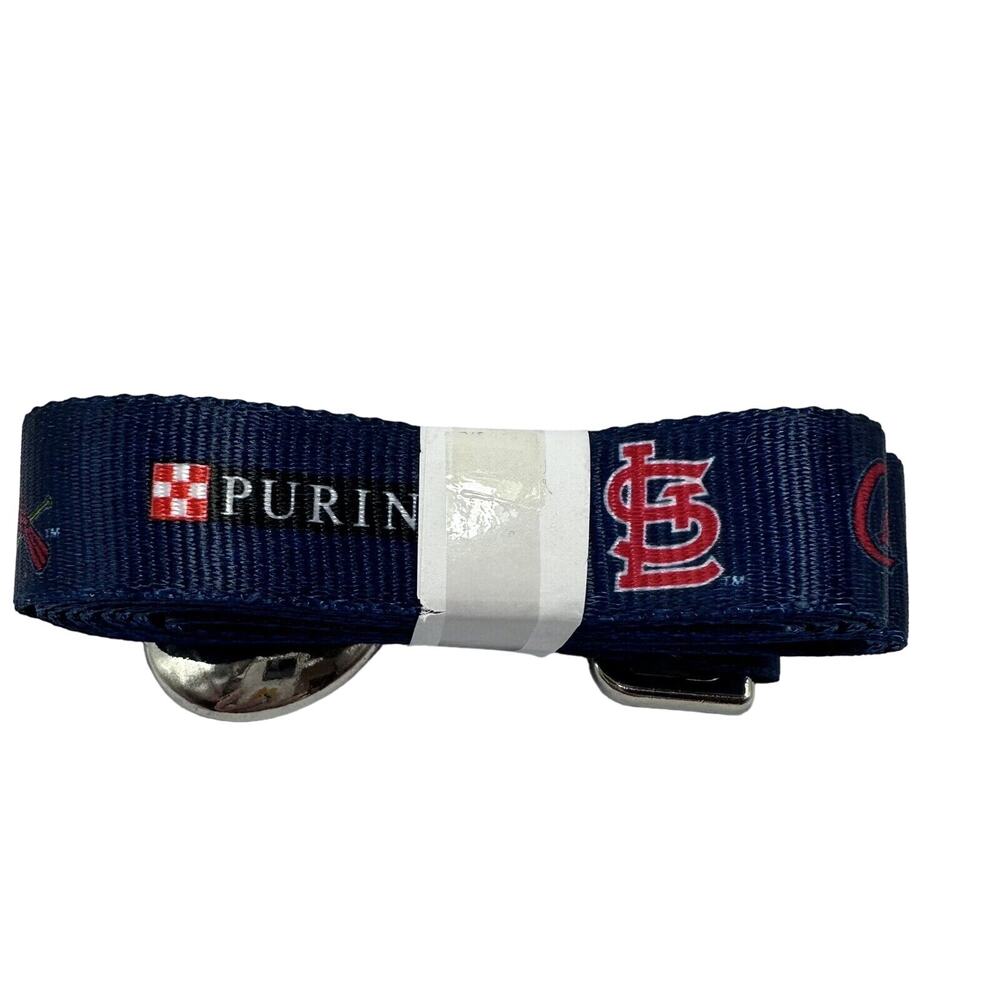 St Louis Cardinals Purina Dog Leash Collar Clip Snap Hook Blue Red Pet Accessory